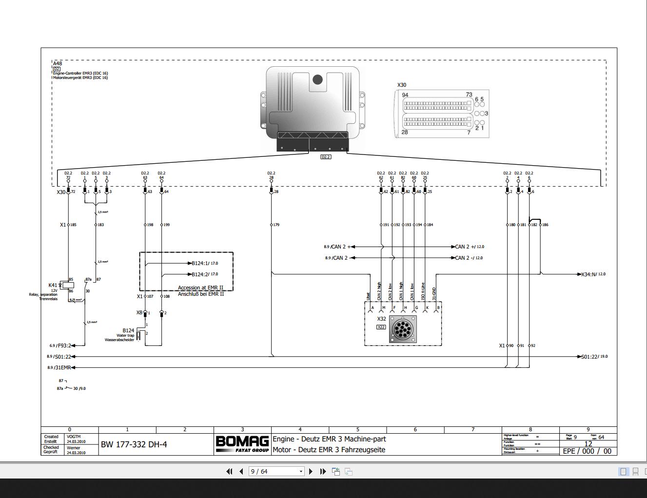 Bomag Bw Dh Wiring Diagram Function En De Auto Repair