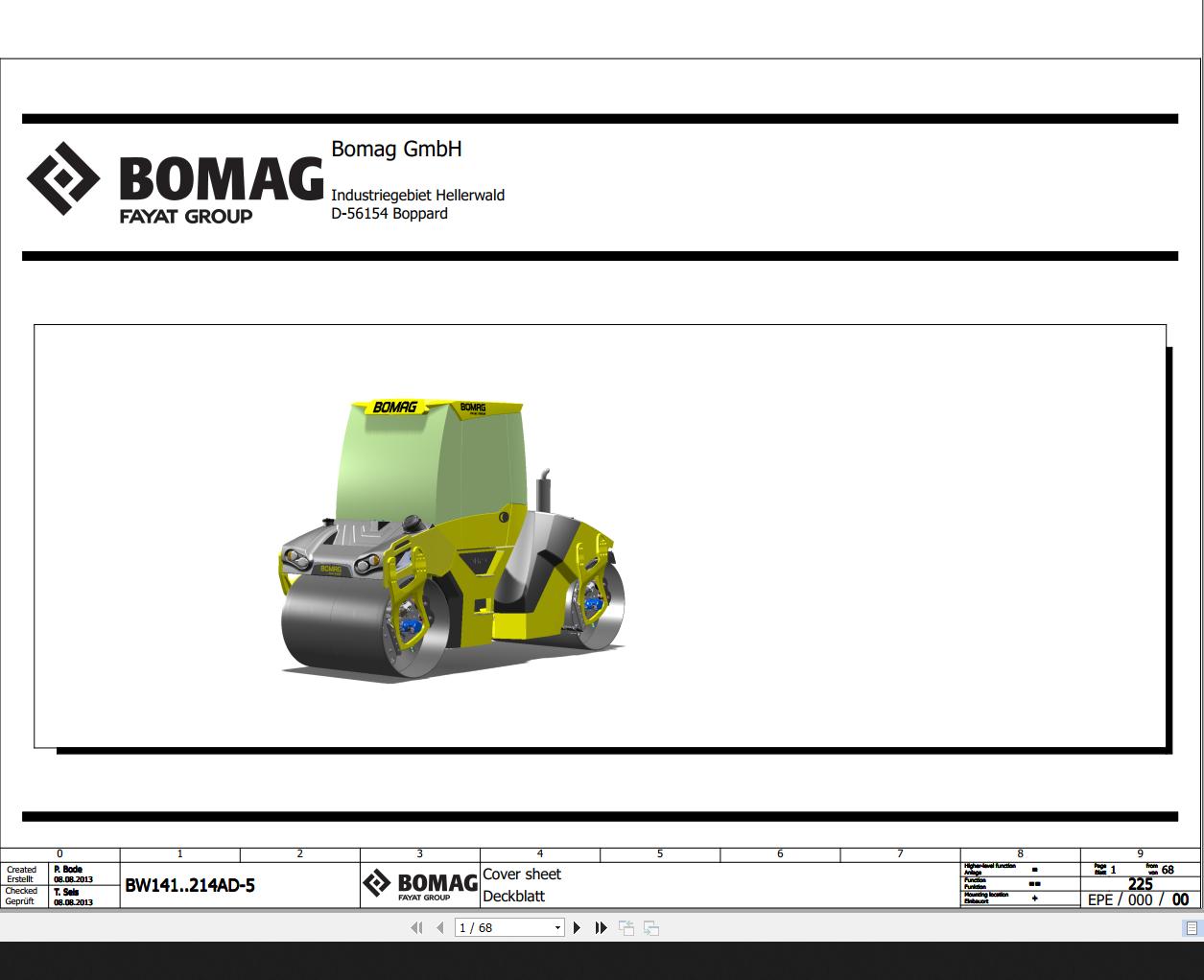 Bomag Bw Ad Wiring Diagram Function En De Auto