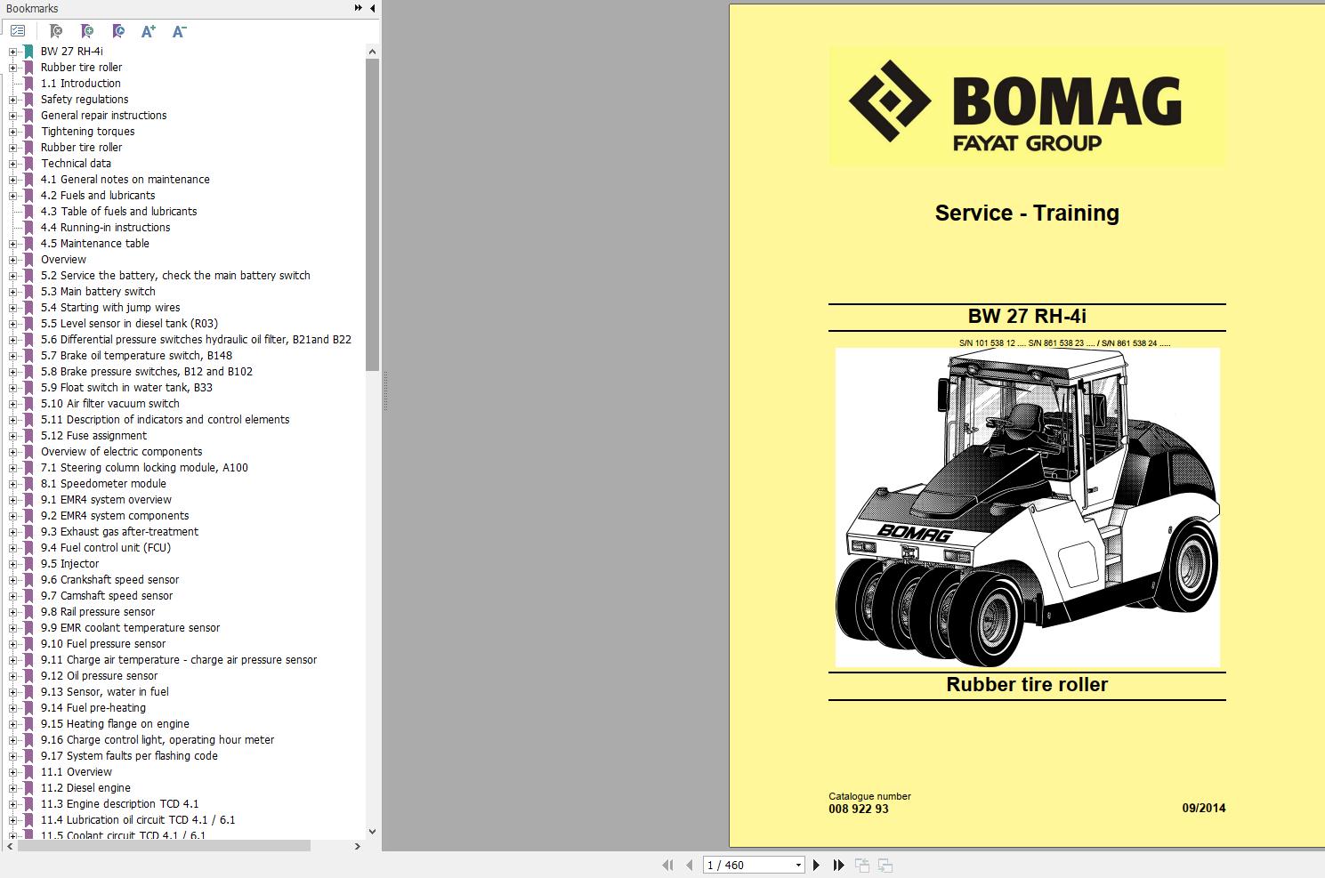 Bomag Machinery Bw Operating And Maintenance Instructions Service