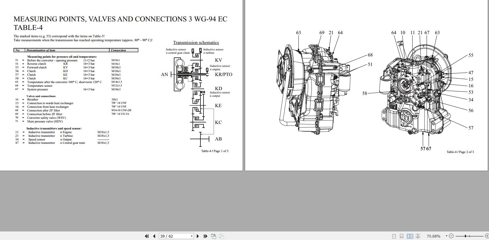 Zf Transmission Ergopower Wg Ec Maintenance And Repair Manual