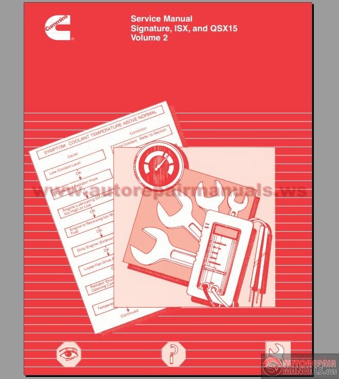 Cummins ISX and QSX 15 Volmume 2 Service Manual | Auto ... isb cm2150 wiring diagram 