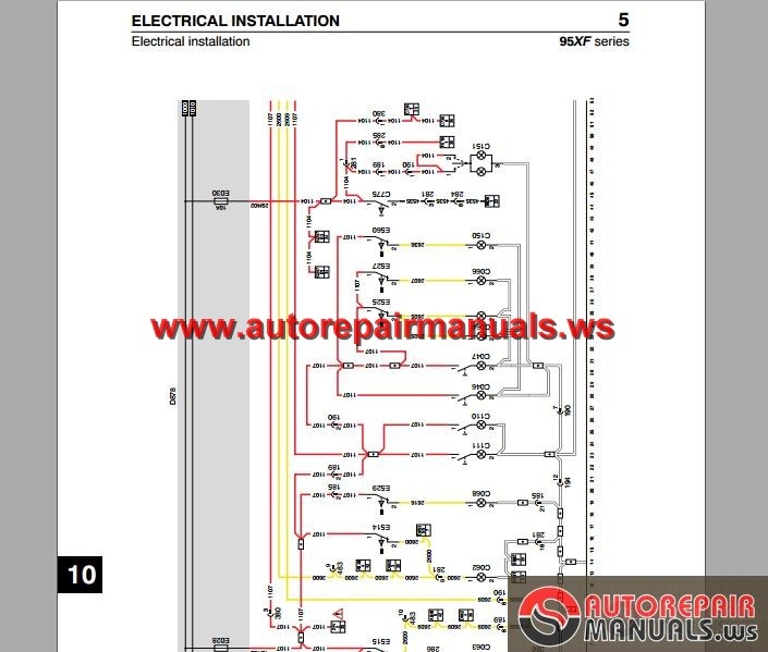 DAF 95 XF Electrical Wiring Diagram | Auto Repair Manual ... trophy truck wiring 