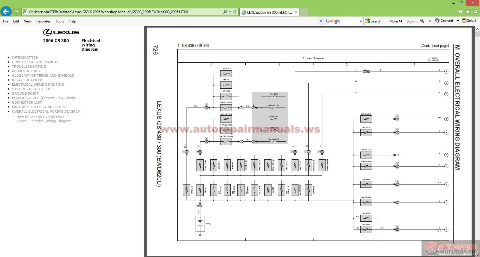 2006 lexus gs300 service manual pdf