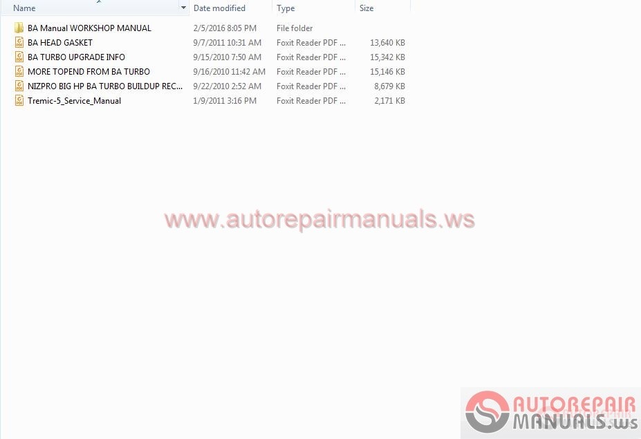 Ford falcon bf workshop manual download #4