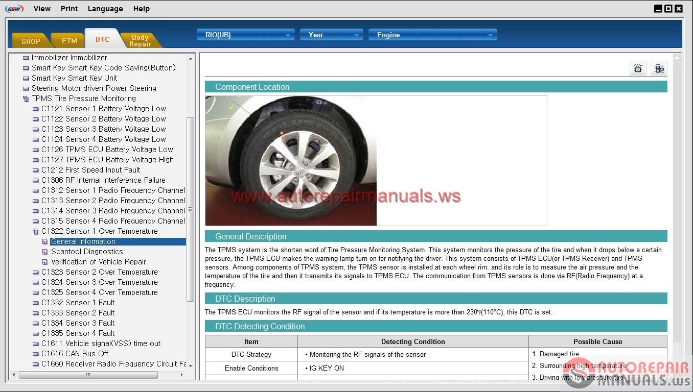Kia Gsw Global Service Way [04.2013] Full + Instruction | Auto Repair  Manual Forum - Heavy Equipment Forums - Download Repair & Workshop Manual