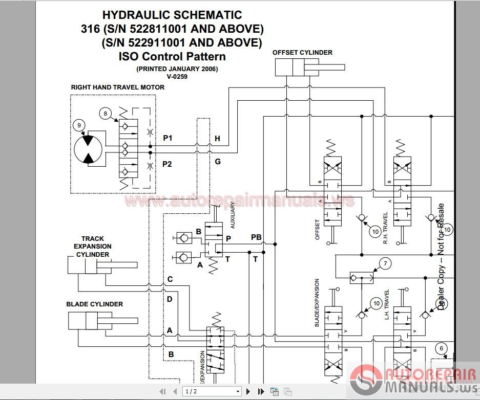 Bobcat Schematics Manual Full Set DVD | Auto Repair Manual ... bobcat s250 hydraulic diagram 