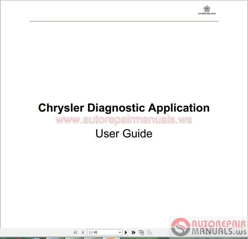 Cda chrysler diagnostic application software download