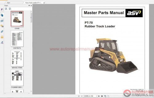 Terex_Track_Loaders_PT-70_MSTR_Parts_4-08