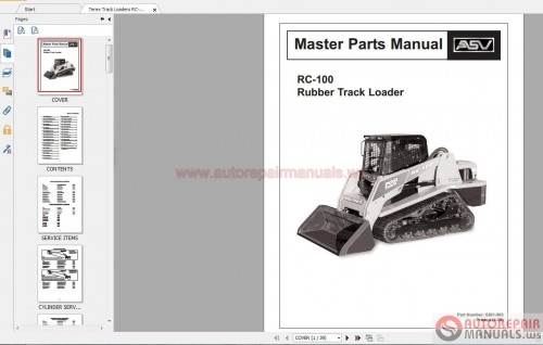 Terex_Track_Loaders_RC-100_MSTR_Parts_4-09