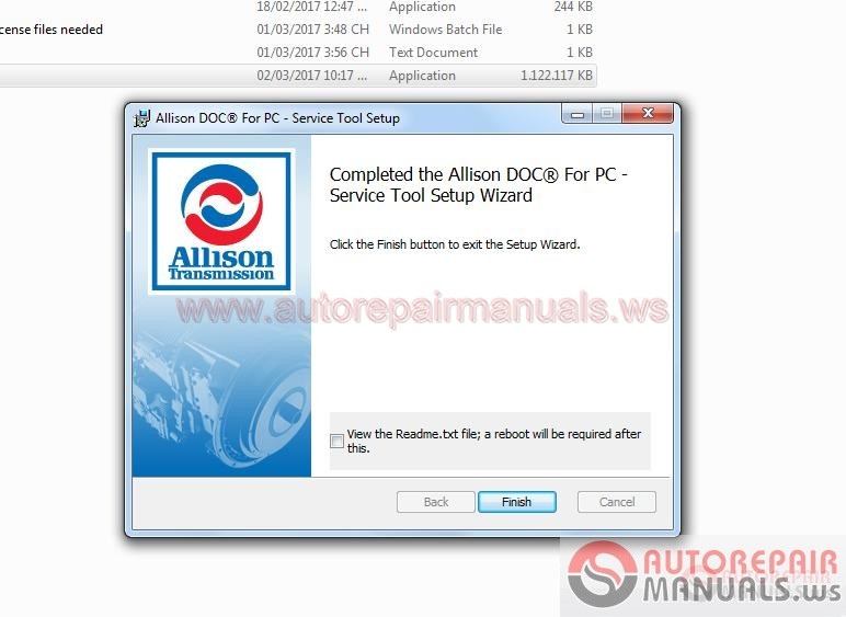 2017 NEW Universal for Allison DOC V14 For PC-Service Tool-INSTALL UNLIMITED PC 