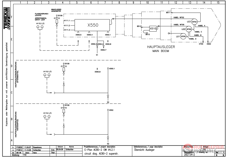 Auto Repair Manuals: TEREX-DEMAG Mobile Crane service manuals