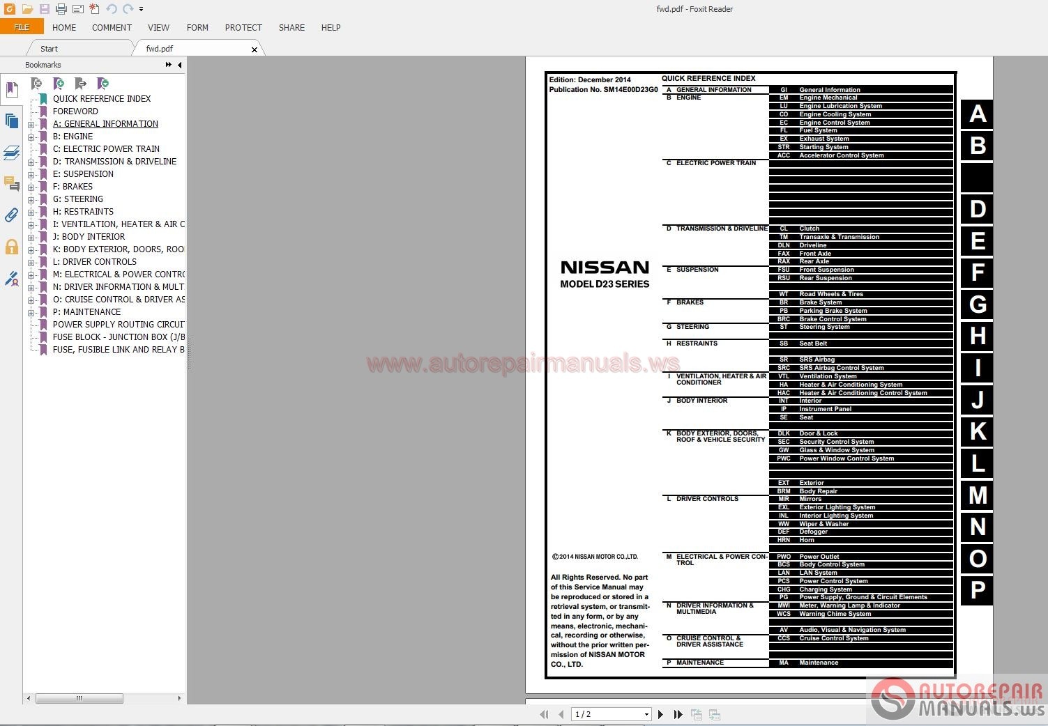 Nissan Navara NP300 [2015 - Present] D23 Workshop Manual ...
