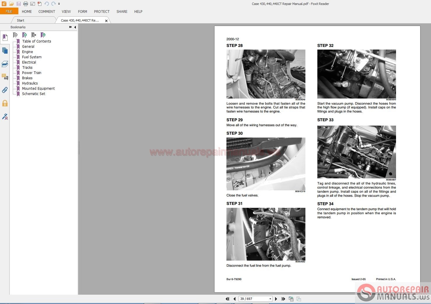 Case Skid Steer Service Manual & Parts Manual | Auto Repair Manual