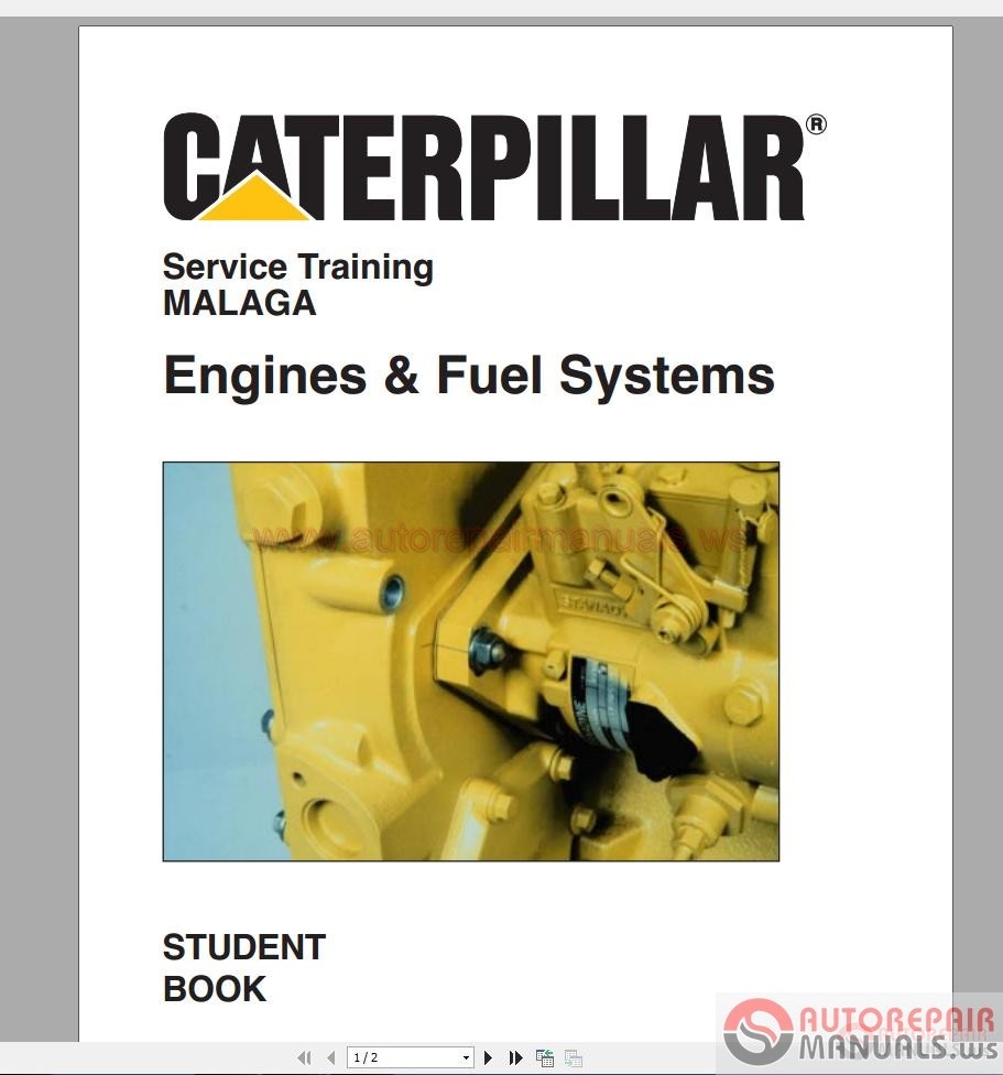 Auto Repair Manuals: Caterpillar Service Manual,Schematic ...