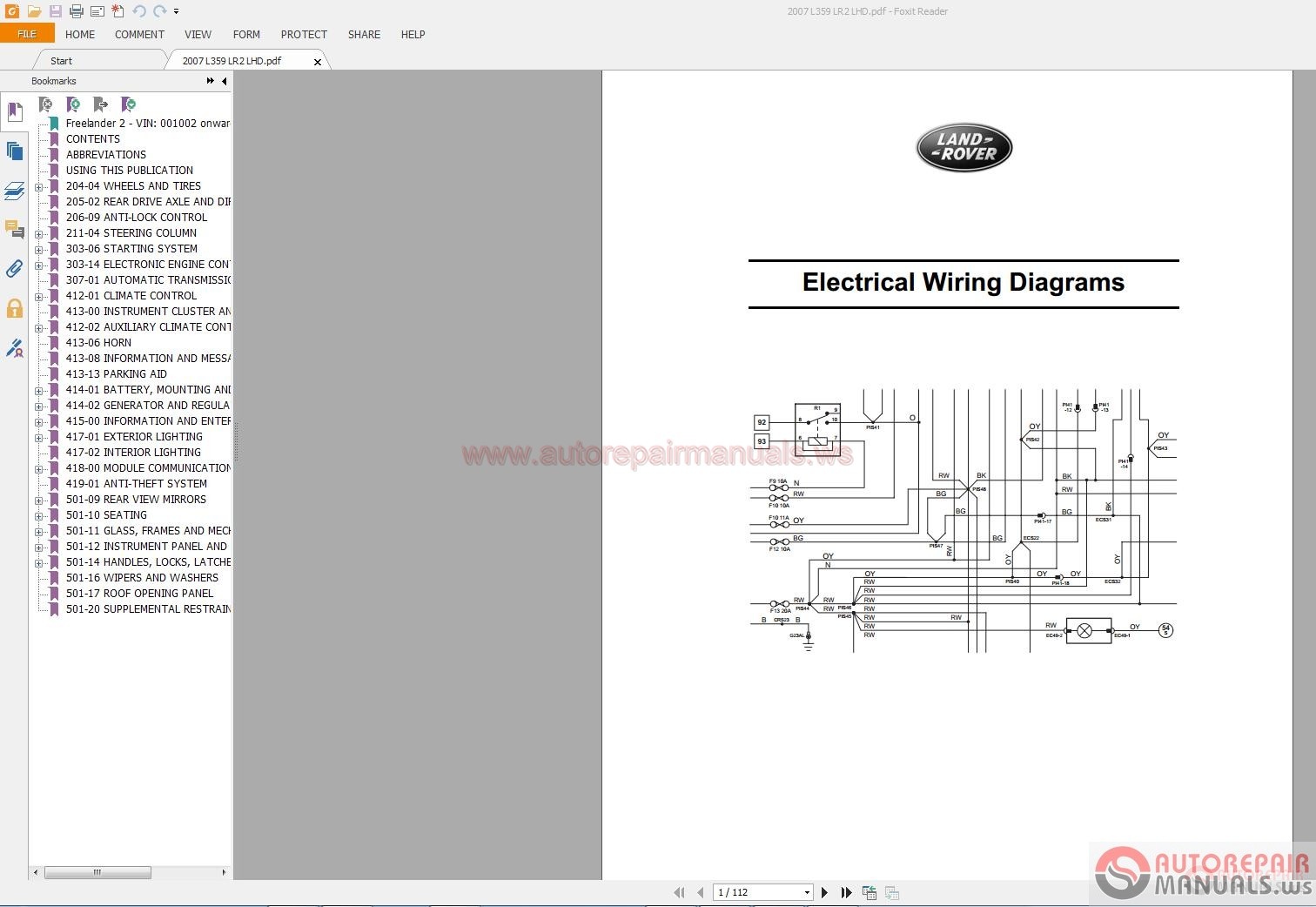 Land Rover - Range Rover Electrical Wiring Diagram Guides ... range rover l322 radio wiring diagram 