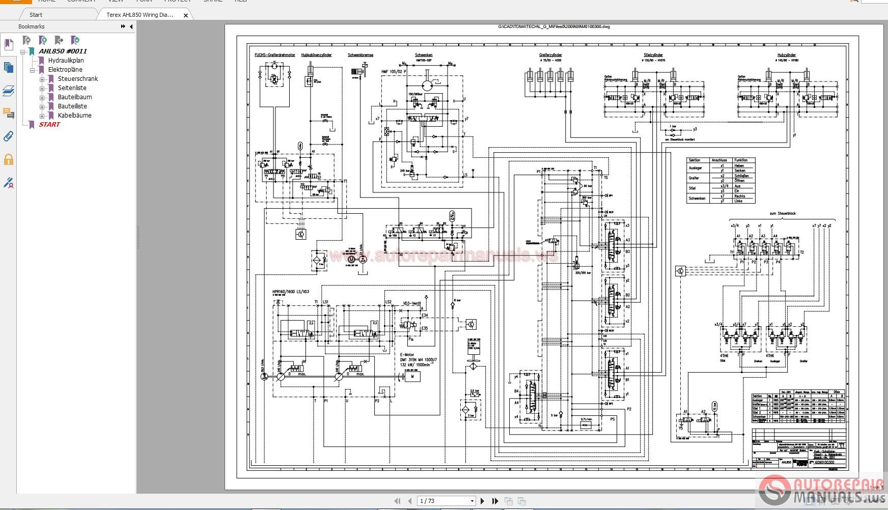 Terex Ahl850 Wiring Diagram