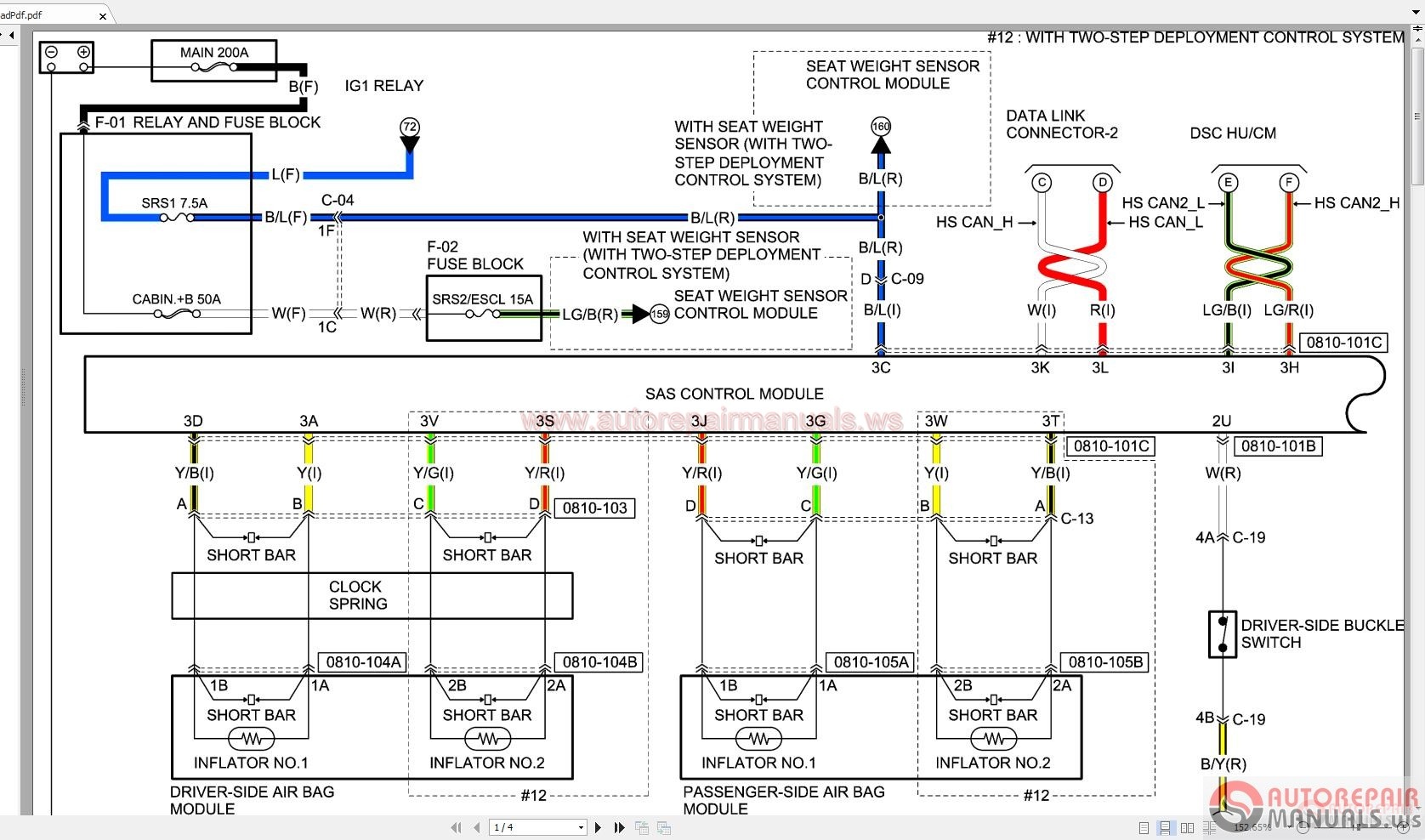 Auto Repair Manuals  Mazda 6 2 5l 2015 Wiring Diagram