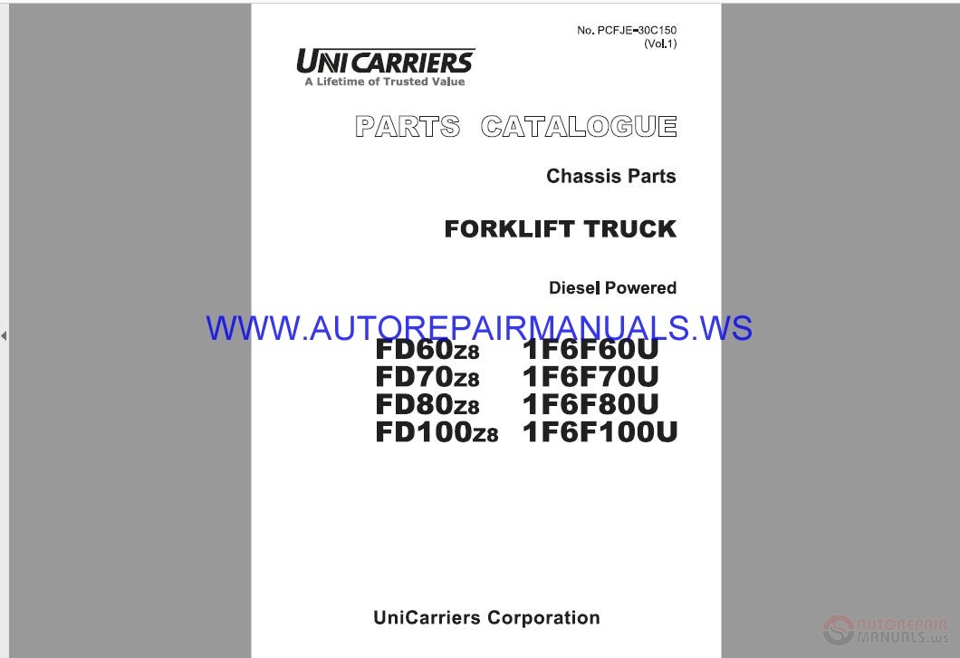 Nissan Forklift Parts Manual Fd60 Z8 Auto Repair Manual Forum Heavy Equipment Forums Download Repair Workshop Manual