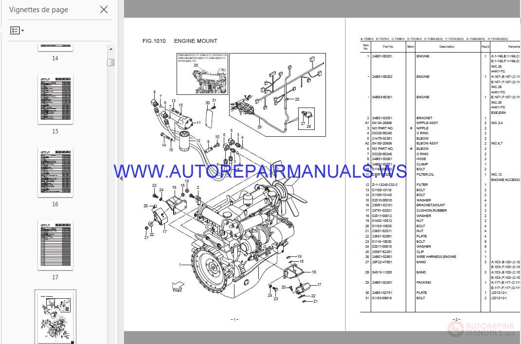 Nissan Forklift Parts Manual Fd80 3 Auto Repair Manual Forum Heavy Equipment Forums Download Repair Workshop Manual