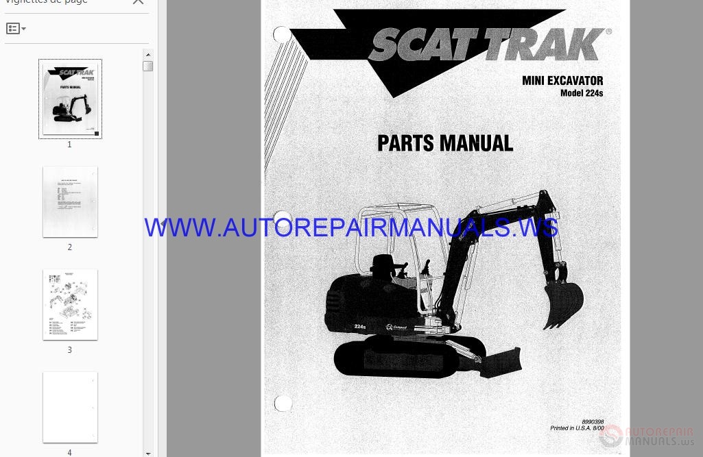 Scat Trak Parts Manual | Auto Repair Manual Forum - Heavy Equipment