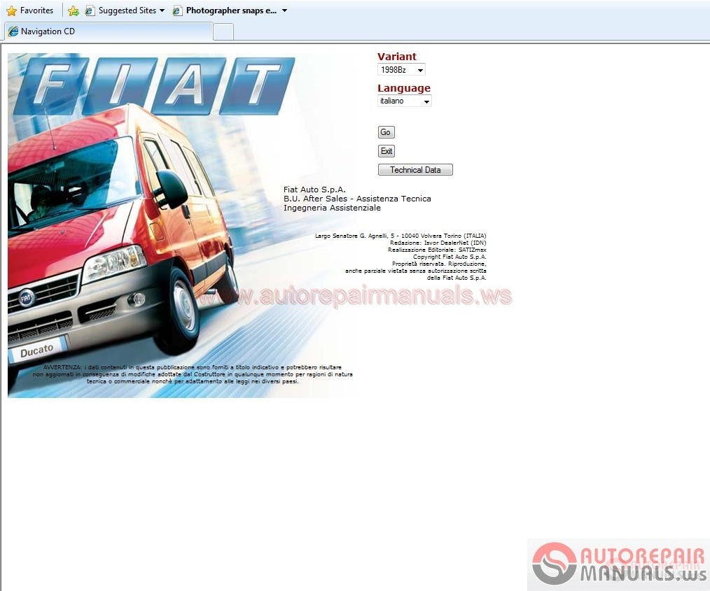 Fiat Service Manuals Full Set DVD | Auto Repair Manual Forum - Heavy Equipment Forums - Download