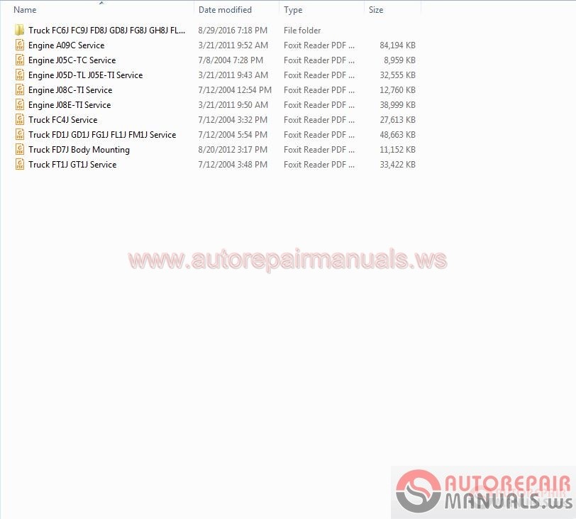 Auto Repair Manuals: Hino Truck Manuals PDF CD