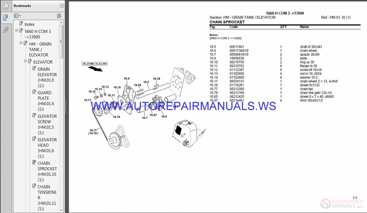 Deutz Fahr 5660H After 13900 Parts Manual | Auto Repair Manual Forum ...