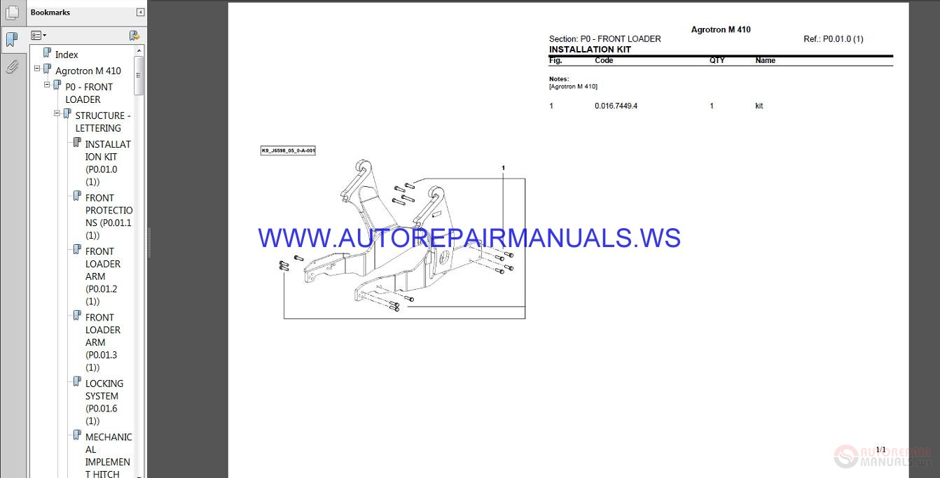 Deutz Fahr Agrotron M 625 Parts Manual | Auto Repair Manual Forum ...