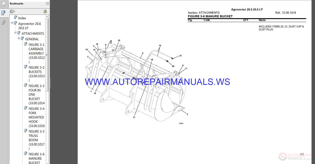 Deutz Fahr Agrovector 26.6 Parts Manual | Auto Repair Manual Forum ...