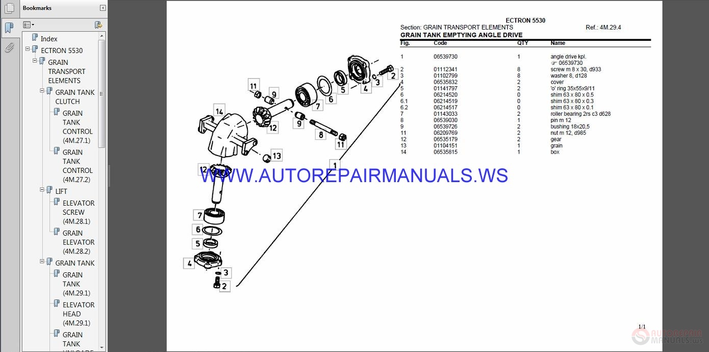 Deutz Fahr Farmliner_3370 Parts Manual | Auto Repair Manual Forum ...