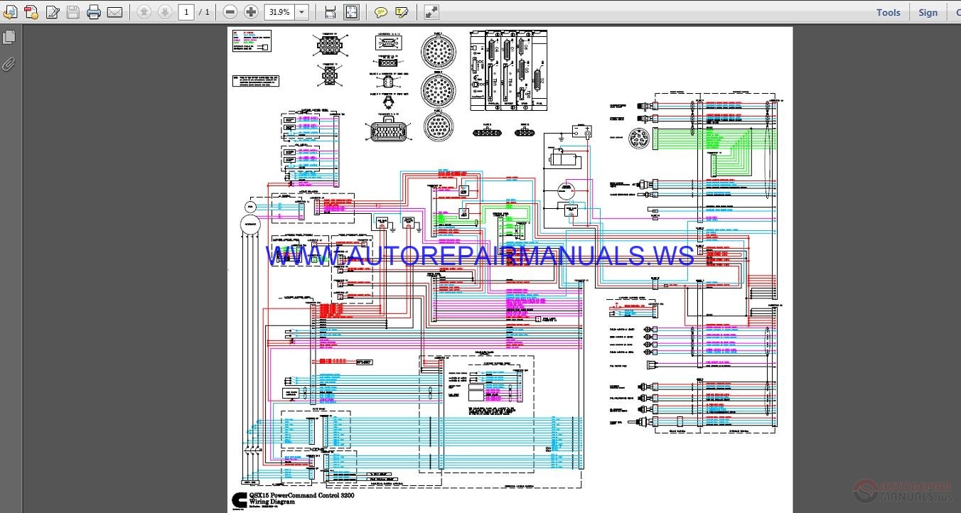 Cummins Qsx15 Power Command Control 3200 Wiring Diagram