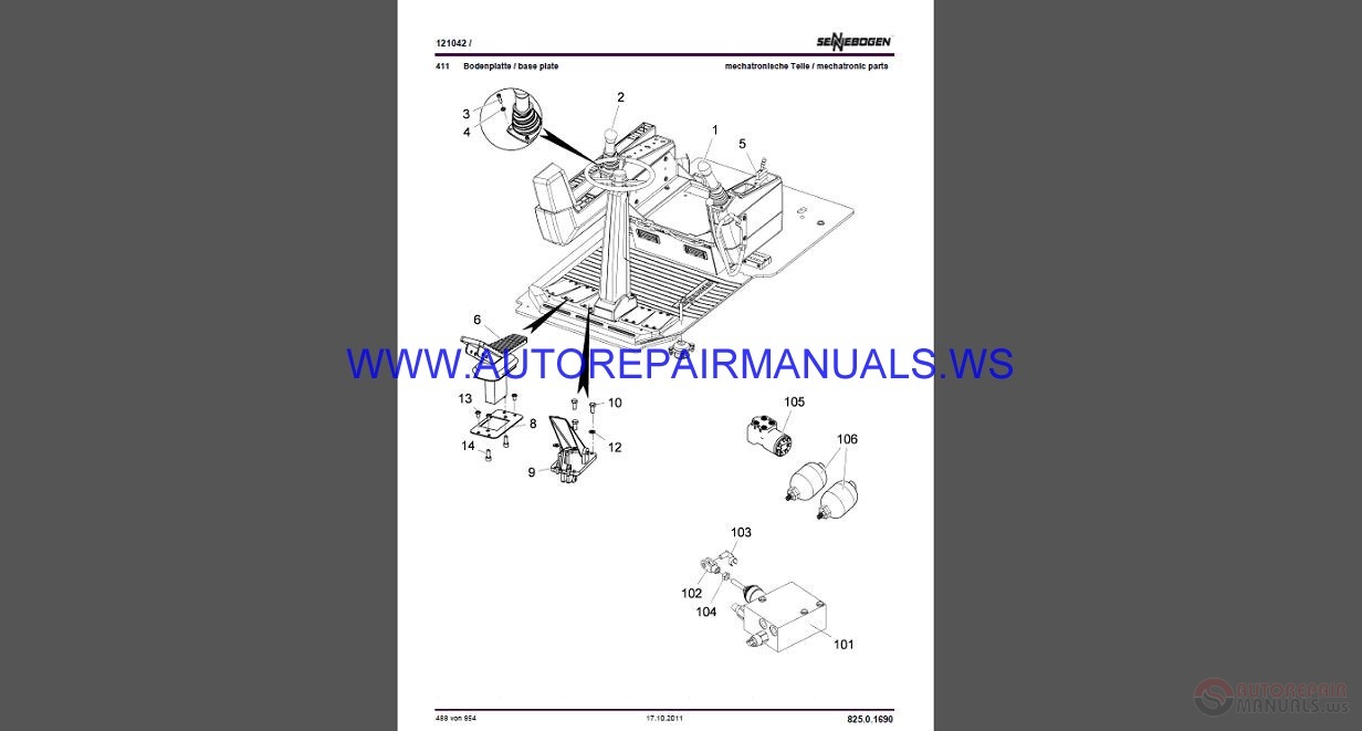 Sennebogen 825.0.1690_ETK Service Manual | Auto Repair Manual Forum ...