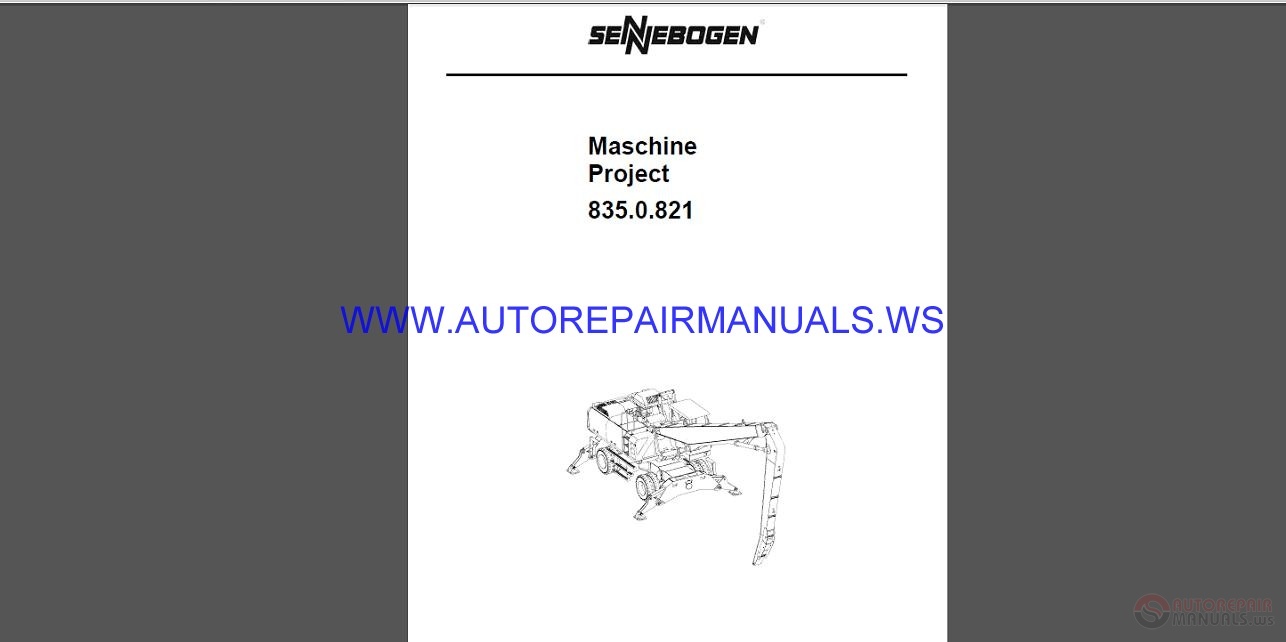 Sennebogen 835.0.821 Service Manual | Auto Repair Manual Forum - Heavy ...