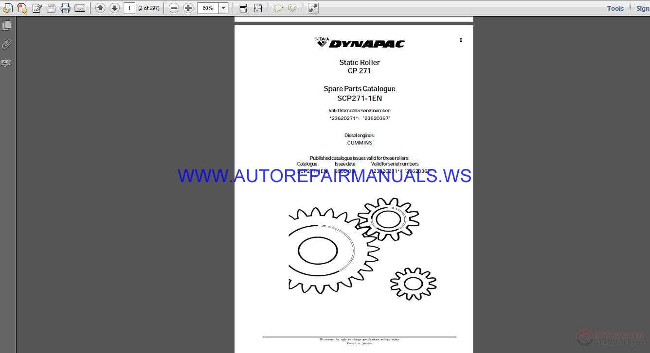 Dynapac Scp271 1en Spare Parts Catalogue Auto Repair Manual Forum Heavy Equipment Forums Download Repair Workshop Manual