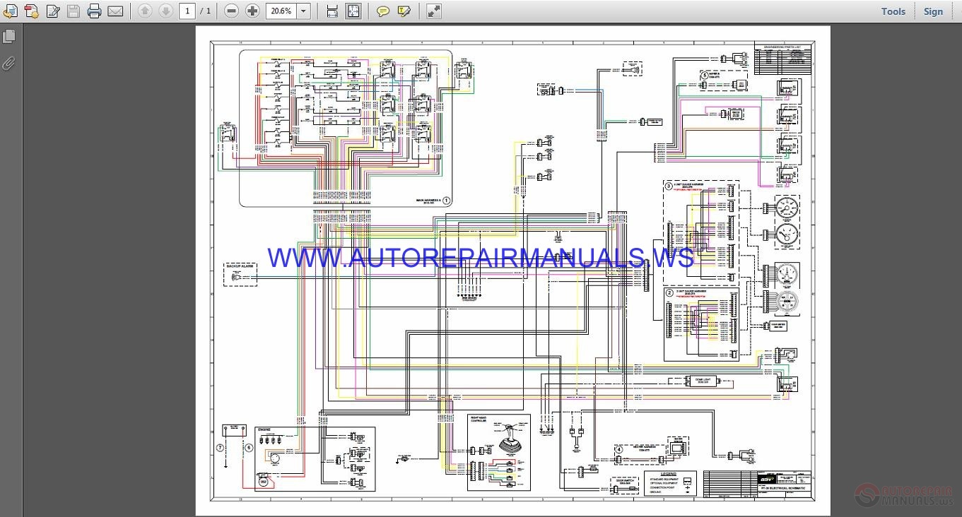Terex Asv Pt30 Electrical Schematic Wiring Diagram Manual