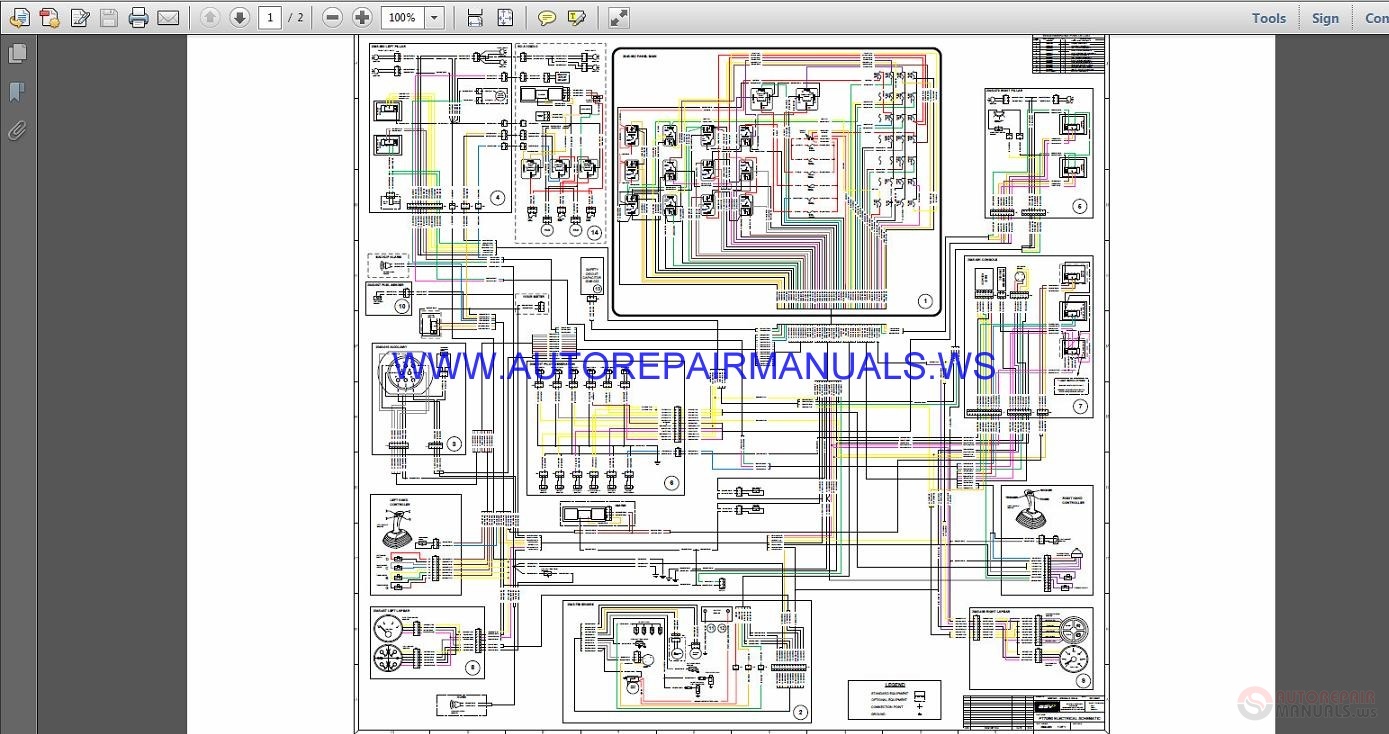 Terex ASV PT 70-80 Electrical Schematic Wiring Diagram Manual | Auto Repair Manual Forum - Heavy