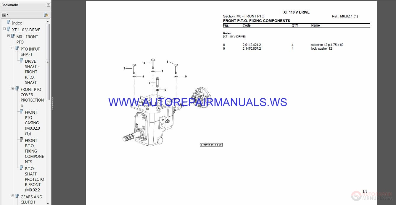 Hurlimann XT-110_V-Drive Parts Manual | Auto Repair Manual Forum ...