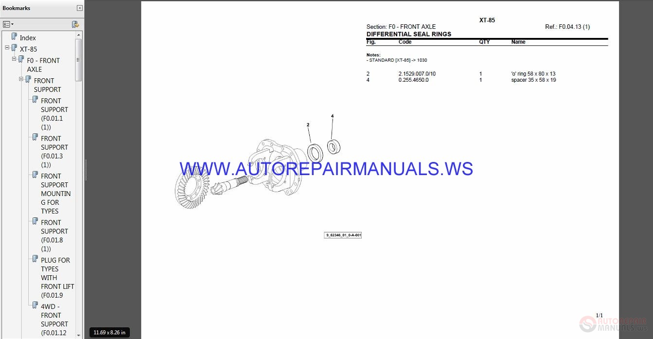 Hurlimann XT-85 Parts Manual | Auto Repair Manual Forum - Heavy ...