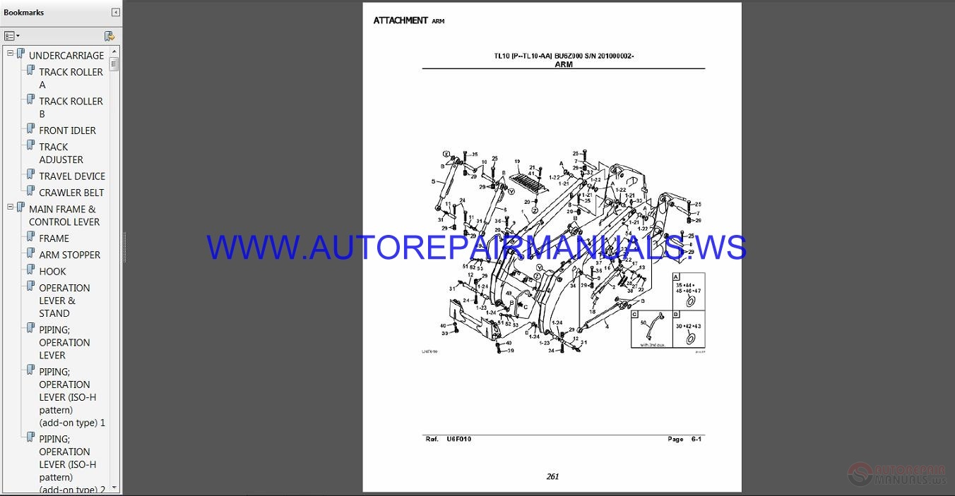 Takeuchi TL10 Parts Manual BU6Z003-0-0 | Auto Repair Manual Forum