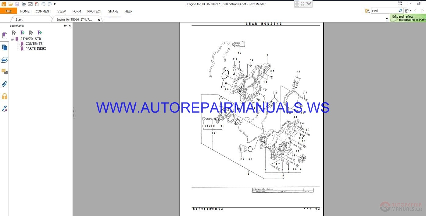 Takeuchi TB016 Parts Manual BD4Z102 | Auto Repair Manual Forum - Heavy
