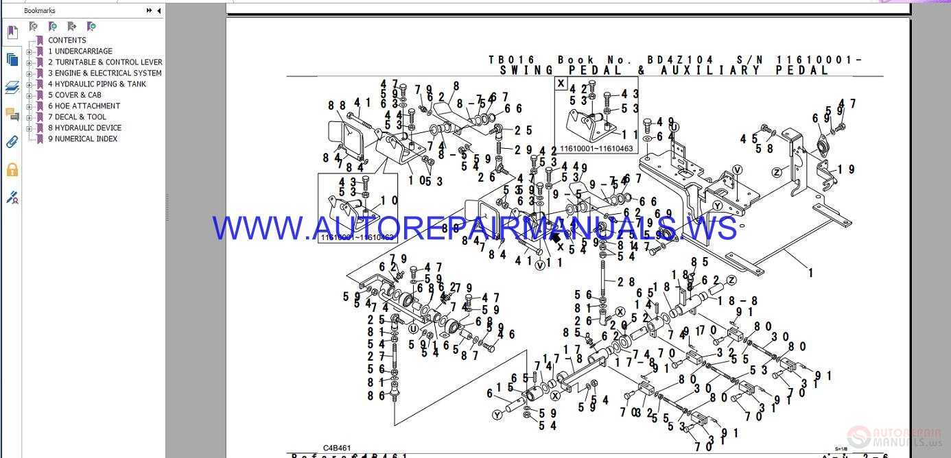 Takeuchi TB016 Parts Manual BD4Z104 | Auto Repair Manual Forum - Heavy