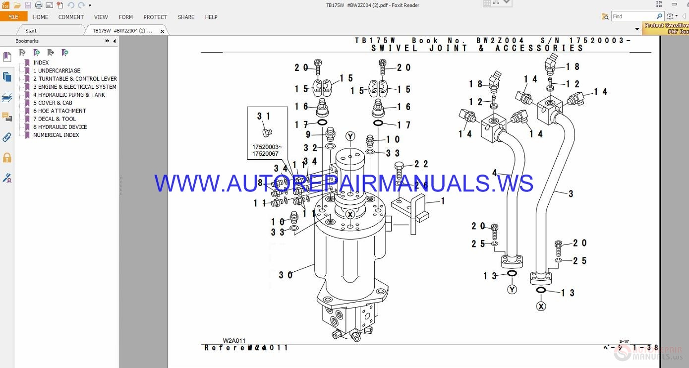 Takeuchi TB175W Parts Manual BW2Z004 | Auto Repair Manual Forum - Heavy
