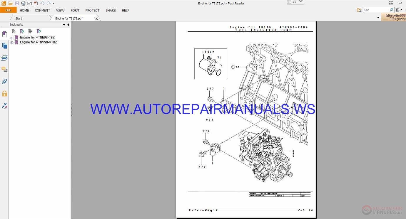 Takeuchi TB175 Parts Manual BL3Z007 | Auto Repair Manual Forum - Heavy