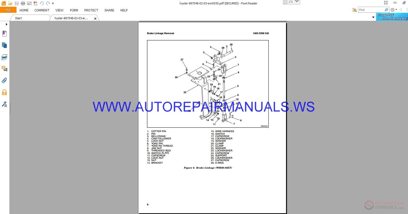 Hyster C60-80XT2 Service Manual | Auto Repair Manual Forum - Heavy ...