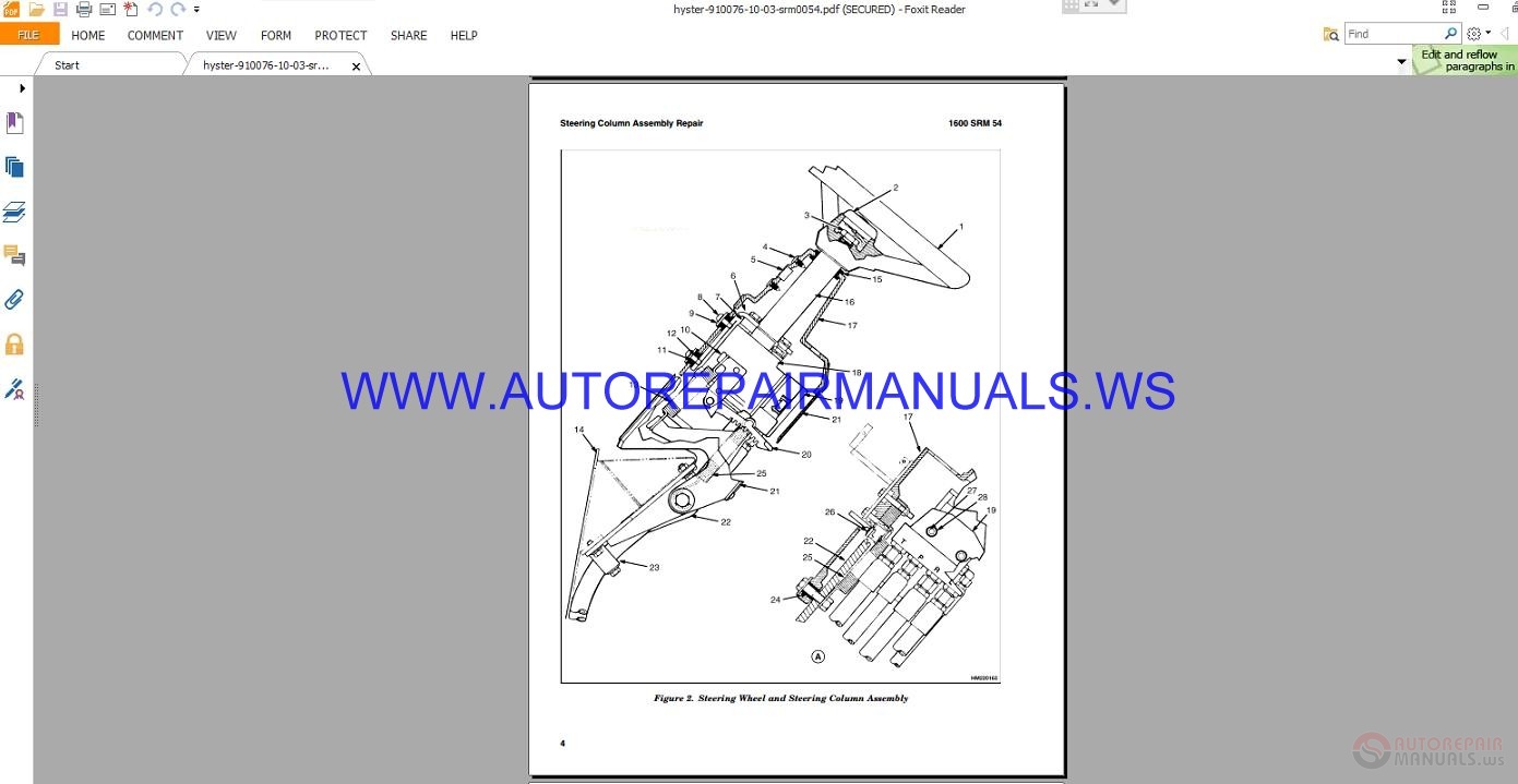 Hyster H30-60h Service Manual 