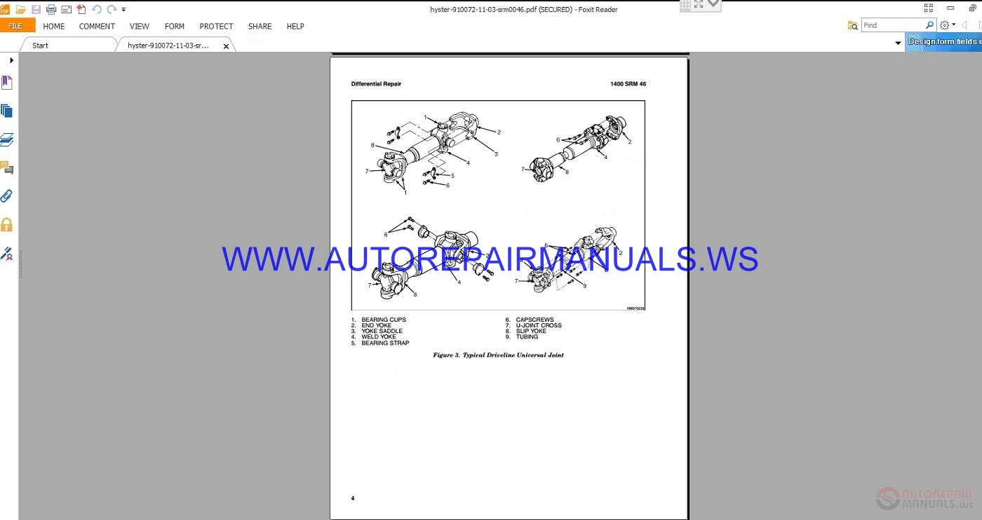 Hyster H300-360HD, H360HD-EC (F019),H170-280HD (G007) Service Manual ...