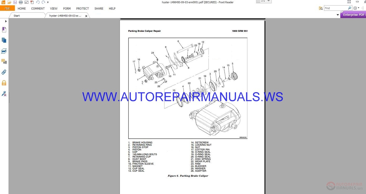 Hyster H300-360HD, H360HD-EC (F019),H170-280HD (G007) Service Manual ...