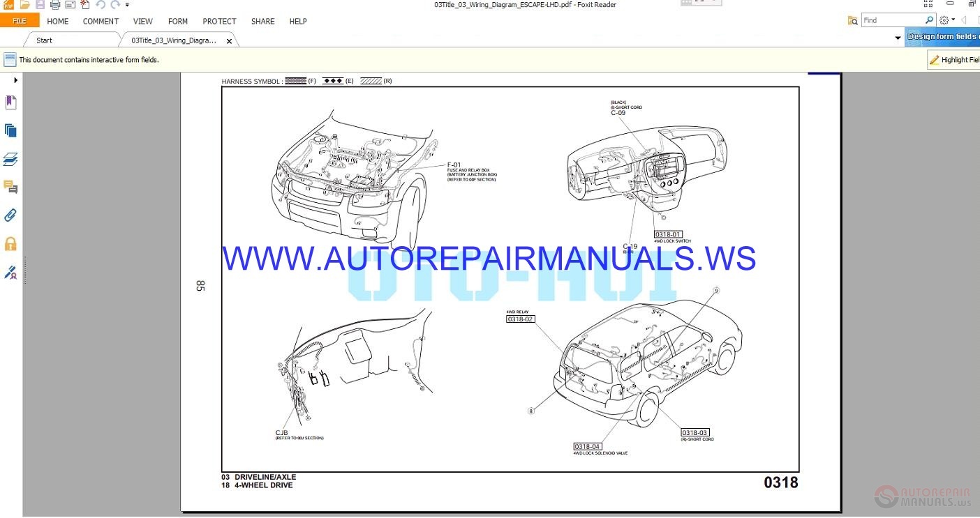 Ford Escape Wiring Diagram Manual 2008 | Auto Repair Manual Forum