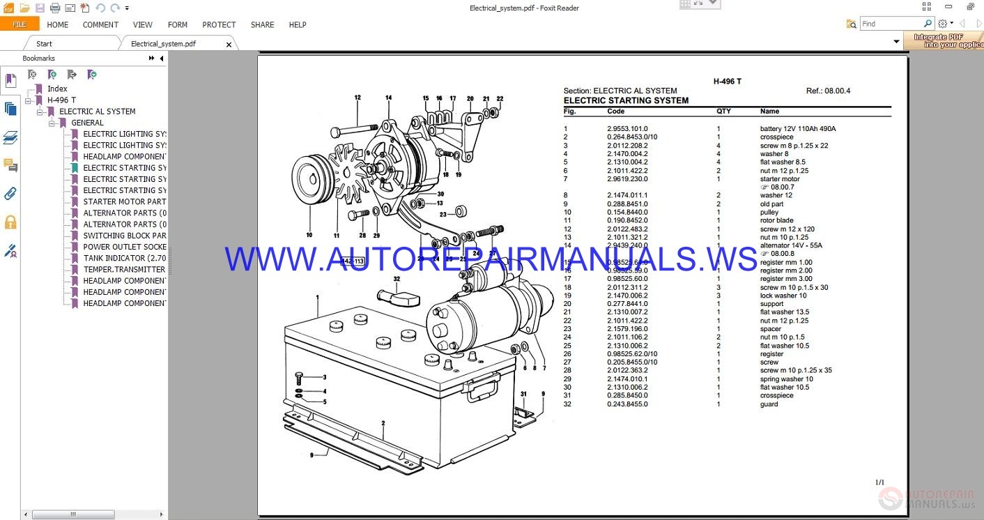 Hurlimann H-496 T Parts Manual | Auto Repair Manual Forum - Heavy ...