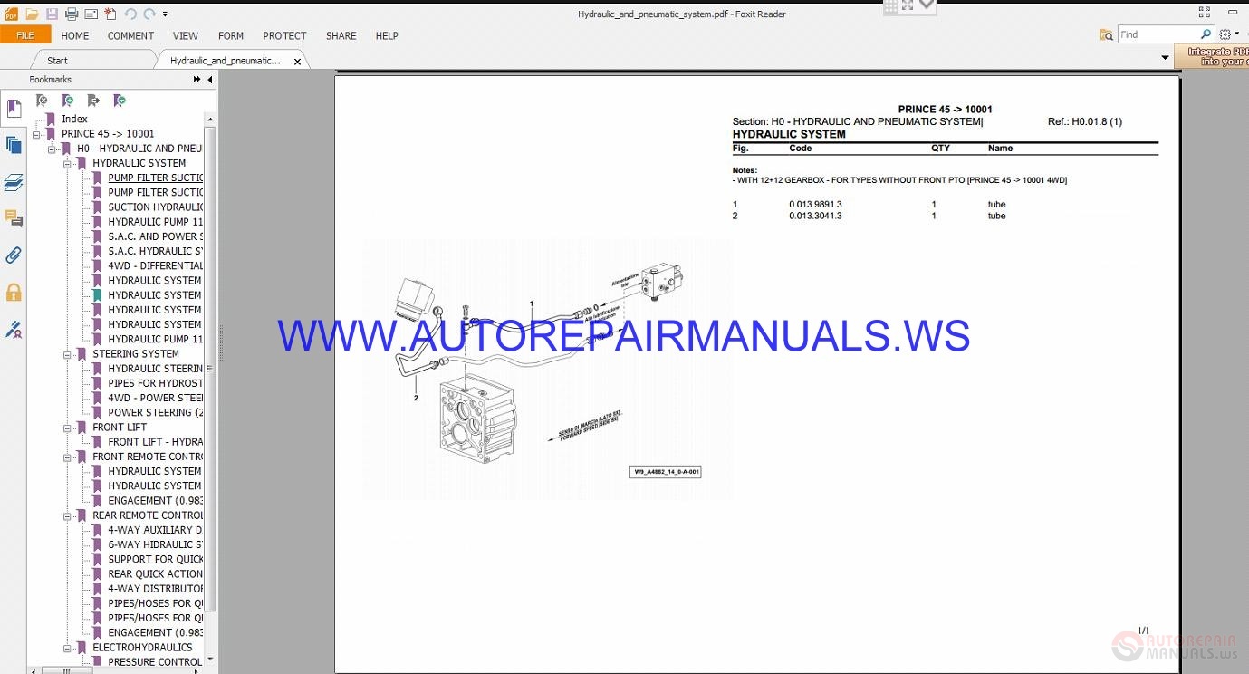 Hurlimann Prince 45 After 10001 Parts Manual | Auto Repair Manual Forum ...